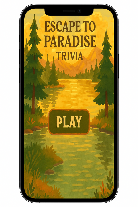 Retirement Announcement Trivia Game | Escape To Paradise Edition