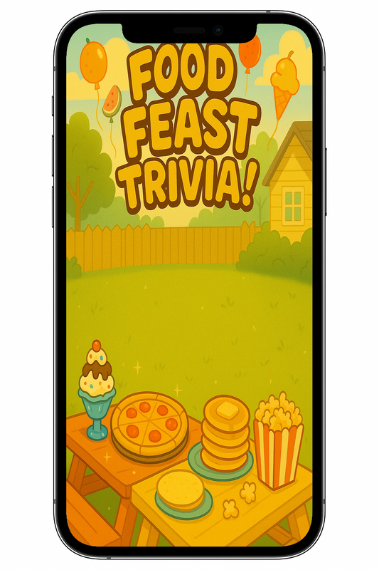 Retirement Announcement Trivia Game | Food Feast Edition